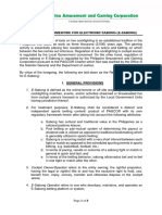 Regulatory Framework For Electronic Sabong (E-Sabong)