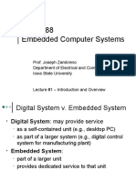 Cpre 588 Embedded Computer Systems