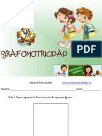 Cuadernillo Fichas de Grafomotricidad en Infantil
