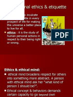 Professional Ethics & Etiquette