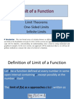 SPLM Limit of A Function