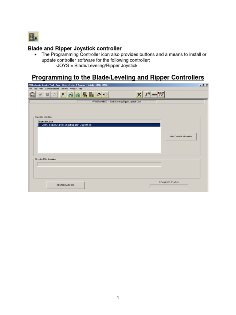 Joystick Controller Software Update Guide | PDF | Icon (Computing ...