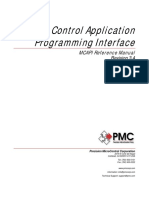 Motion Control Application Programming Interface: MCAPI Reference Manual