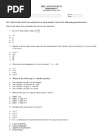 Second Quarter, Module 3