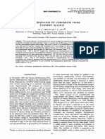 Release Behavior of Chromium From Tannery Sludge: Pergamon 0043-1354 (95) 00227-8