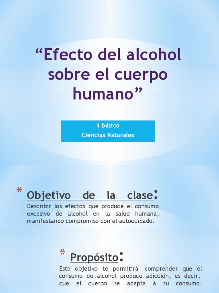 Efectos del alcohol en el cuerpo humano | PDF | Alcoholismo | Hueso