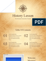 History Lesson PowerPoint Template by SlideWin