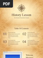 History Lesson PowerPoint Template by SlideWin