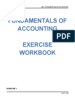 Fundamentals of Accounting Exercise Workbook