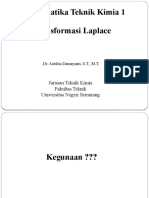 Matematika Teknik Kimia 1: Jurusan Teknik Kimia Fakultas Teknik Universitas Negeri Semarang