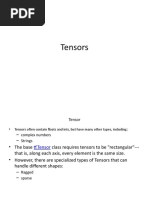 Lecture 3 Tensors