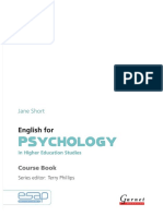 English For Psychology Students