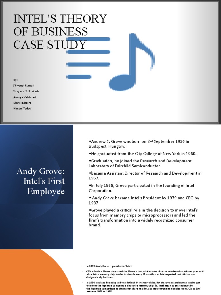 Intel Case Study: Strategic Evolution | PDF | Intel | Microprocessor