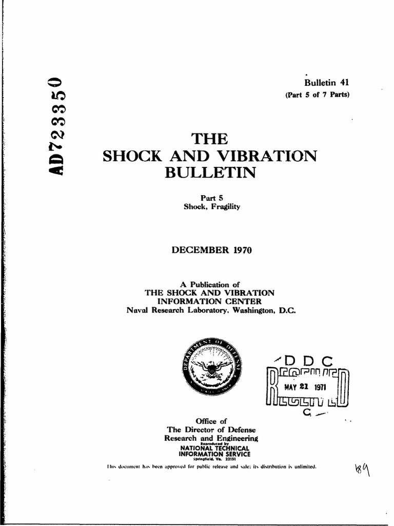 【ATTACK IS THE BEST DEFENSE】VA ８inch son ARTICLE - Naval Research Lab - AD723350 - The Shock and