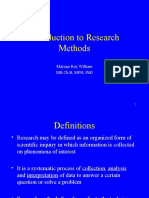 00 - Introduction To Research Methods - BEH