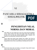 ETIKA SOSIALPOLITIK PANCASILA