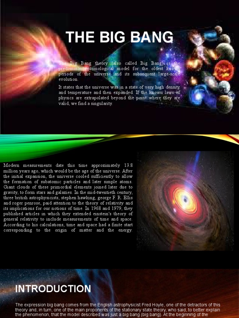 The Big Bang | PDF | Big Bang | Universe