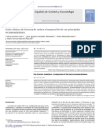 Guías Clínicas de Fractura de Cadera. Comparación de Sus Principales Recomendaciones