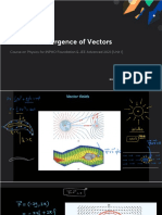 Curl and Divergence of Vectors With Anno