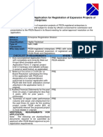 1.3 Project Evaluation Application For Registration of Expansion Projects of PEZA Registered Enterprises