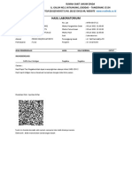 Hasil Laboratorium: Jenis Pemeriksaan Hasil Nilai Normal Catat Imunoserologi