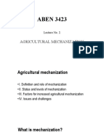 ABEN 3423: Agricultural Mechanization