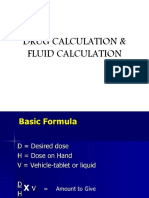 Drug Calculation & Fluid Calculation