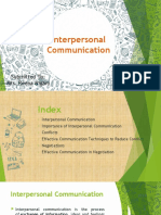 Mrid - Interpersonal Communication