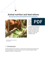 Animal Nutrition and Feed Rations: Dairy Cow Feeding On Banana Stems (C) A. Seif, Icipe