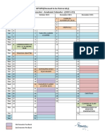 GITAM Academic Calendar 2021-22