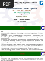 Department of Master of Computer Application: M.C.A. First Year (I Semester)