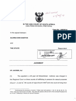 S V Dos Santos Human Trafficking