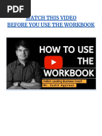 Watch This Video Before You Use The Workbook