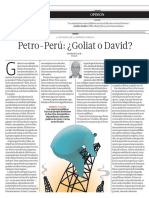 Anthony Laub Petro Peru Goliat o David