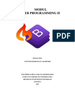 Modul Web Programming II (682) - UBSI - Upd Juli 2021