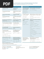 Linux Commands To Know by Devops Engineer Cheat Sheet