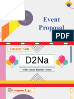 Event Proposal - Personal