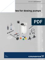 Accessories For Dosing Pumps: Grundfos Data Booklet