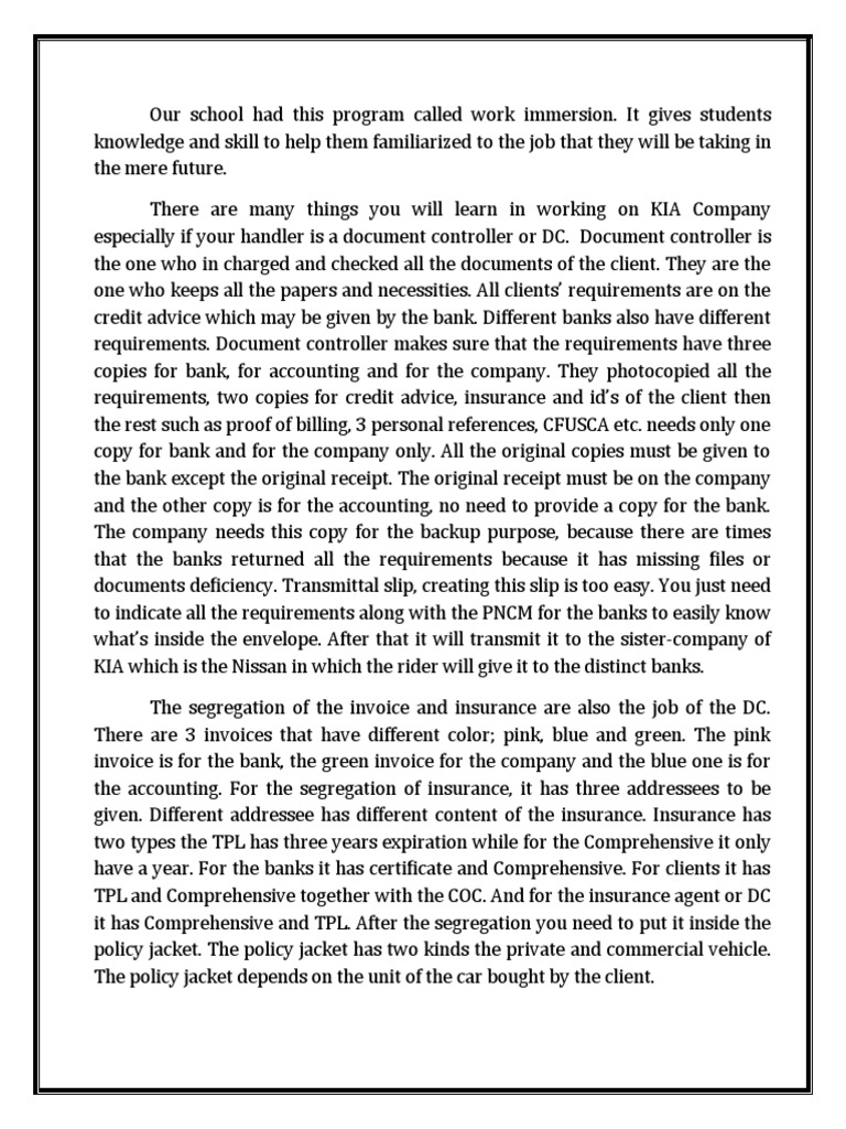 Narrative Report | PDF | Receipt | Banks