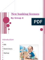 New Banking Licenses: by Group 4