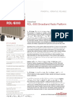 RDL-3000 Broadband Radio Phatform: Datasheet