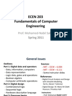ECEN 203 Fundamentals of Computer Engineering