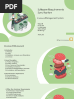 Software Requirements Specification: Canteen Management System