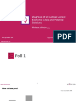 Diagnosis of Sri Lanka's Current Economic Crisis and Potential Solutions - CFA Sri Lanka - 10 Sep 2021 - Distribute
