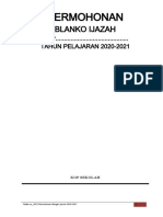 Permohonan Blangko Ijazah 2020 - 2021