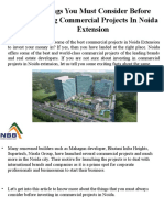 Commercial Projects in Noida Extension