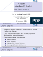 Modul 2 Bagian 5 STATISTIKA GEODESI - 2021 BS