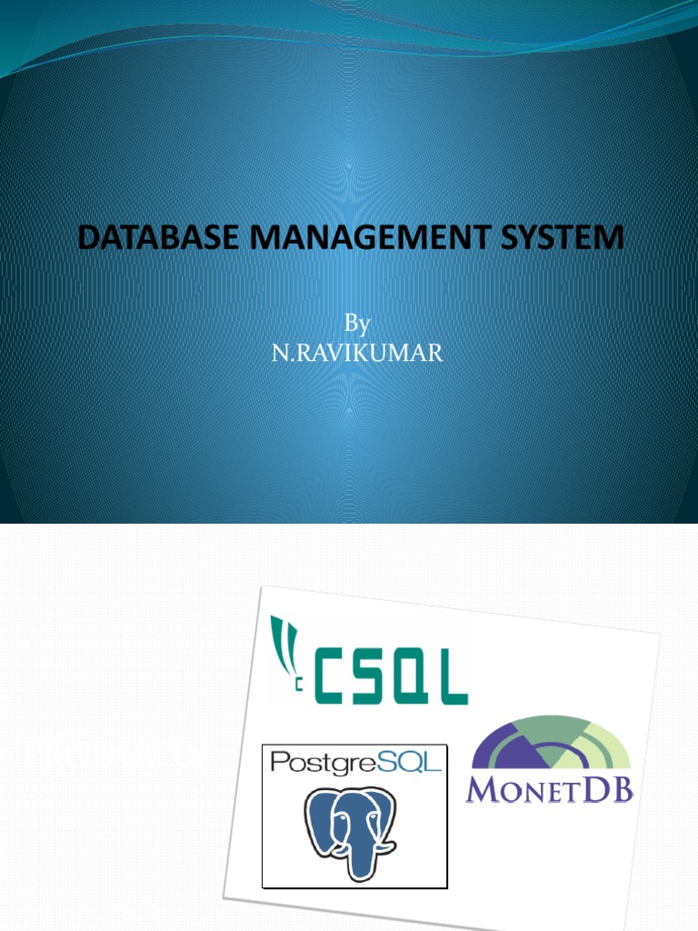 MonetDB Database Management Overview | PDF | Postgre Sql | Computer Science