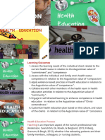 Module 1 - Health Education Process
