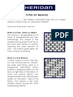 Fdocuments - in Types of Weaves